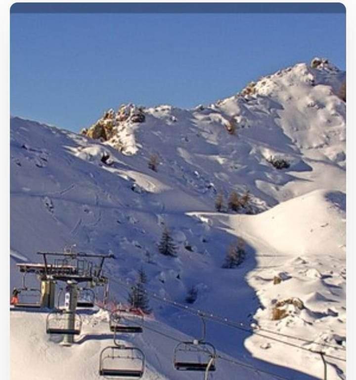 Duplex Cocooning Avec Vue Lac Et Montagnes Savines Esterno foto